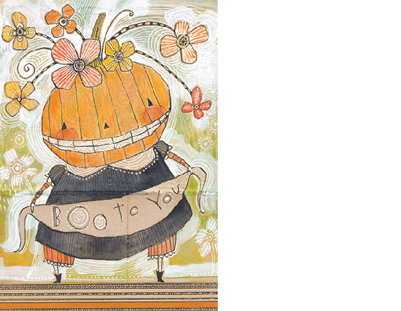 Calypso Cards Boo to You card by Cori Dantini