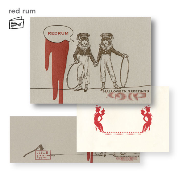 Oddball Press Redrum card