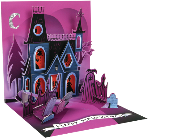 Up With Paper House of Shadows card