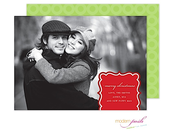 Noteworthy Paper & Press "Simply Holiday" photo card by Modern Posh