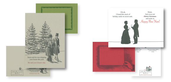 Oddball Press Christmas cards