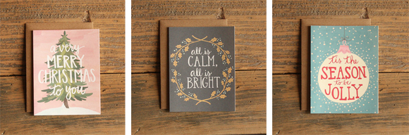 1canoe2 letterpress Christmas cards