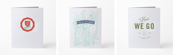 Sideshow Press Christmas cards