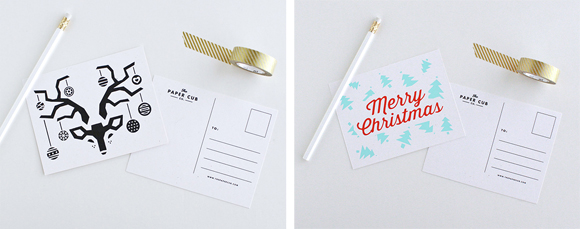 The Paper Cub Co. Christmas cards