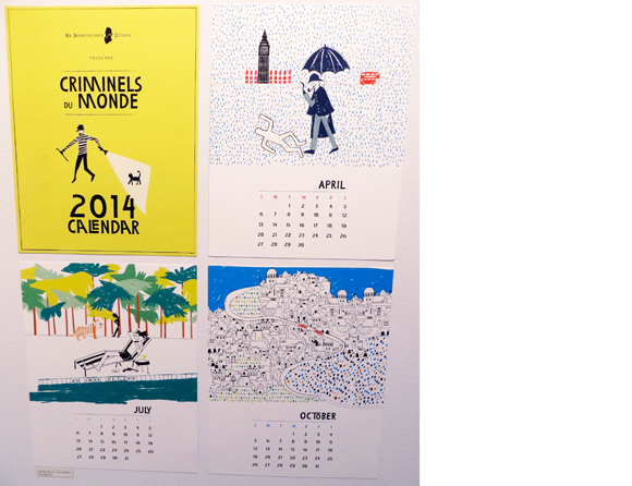 Mr. Boddington's Studio 2014 Criminels du Monde Calendar