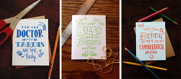 Igloo Letterpress "You Can" line of love cards