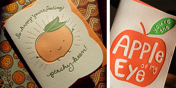 Fruity-fun designs from Night Owl Paper Goods