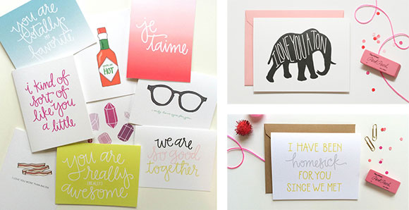 Puddleduck Paper Co. Love cards
