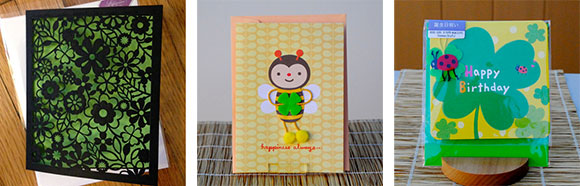 Ginko Papers clover cards