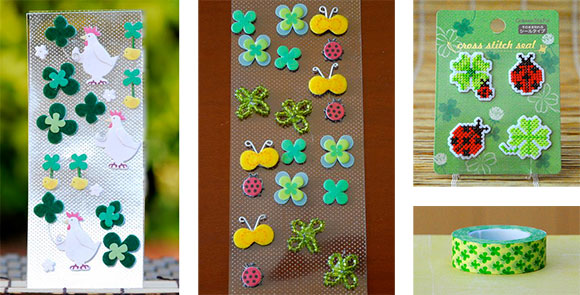 Ginko Papers Clover stickers