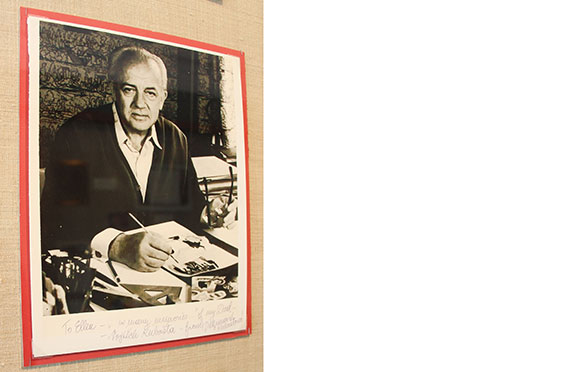 Kubašta in his home studio