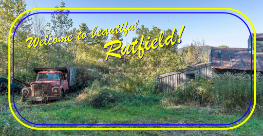 Welcome to Rutfield postcard